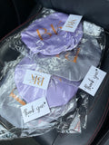 Silk Satin Reversible Bonnet for Kids & Toddlers – Grey & Lavender